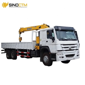 Sinotruk HOWO 10 bánh xe 6x4 nặng bên tường xe tải chở hàng gắn 8 10 12 tấn cần cẩu Kính thiên văn để bán - Product Image 2