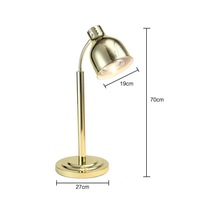 Hot Sale Großhandel Commercial Standing Typ Edelstahl Food Warmer Lampe mit für Küche Cafeteria Restaurant Buffet