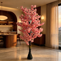 Nouvelles décorations de fête au design moderne, arbre artificiel à fleurs de cerisier, fleurs artificielles, décorations de mariage, arrangement de fleurs artificielles