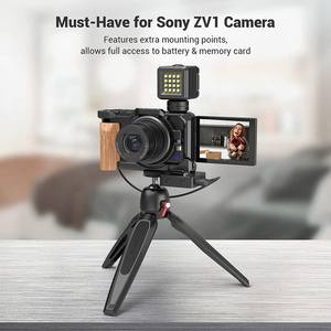 Para jaula de aleación de aluminio ligera <span class=keywords><strong>SmallRig</strong></span> para Sony ZV1 Video Vlogging trípode se conecta con 2938 - Product Image 3