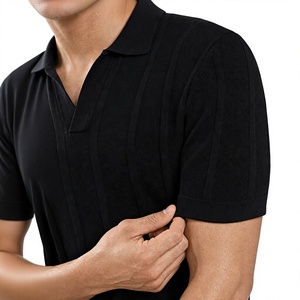 Pull Polo Homme Tricoté Fin de Haute Qualité 2026 Printemps-Automne Manches Courtes 100% Coton Coupe Slim Golf Unisexe - Product Image 2
