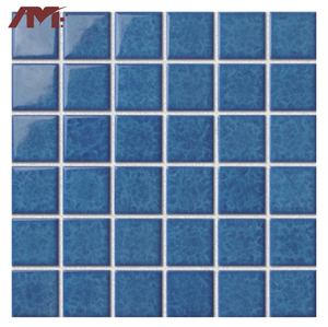 Piastrelle a Mosaico <span class=keywords><strong>Blu</strong></span> Antiscivolo per Piscina a Prezzo Conveniente da Fornitore Cinese - Product Image 2