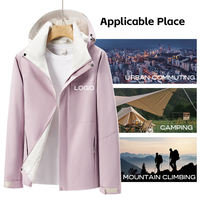 Chaqueta Softshell para Hombre con Capucha, Resistente al Viento y al Agua, Tejido Suave y Transpirable para Senderismo, Escalada y Actividades al Aire Libre