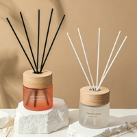 Diffuseur d'huiles essentielles en rotin de luxe, formule anti-odeurs, parfum longue durée, décoration haut de gamme pour la maison, l'hôtel et la salle de bain