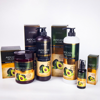 Réparer le shampooing à l'huile d'avocat endommagé Para Cabello Anti Dandruff Frizz Hair Mask Scalp Care Set Hair Shampooing et après-shampooing