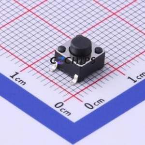 UK-B0228-G5-250-JZ Tactile Switch SMD-4P,6x6mm Switch Single Pole Single Throw Round Button 2.5N Vertical Mount - Product Image 1