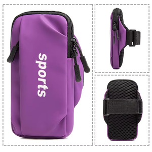 Brassière de sport personnalisée pour téléphone, sac de poignet en néoprène imperméable, sac de bras pour la course à pied, fitness en plein air, compatible avec le jogging, style tendance - Product Image 6