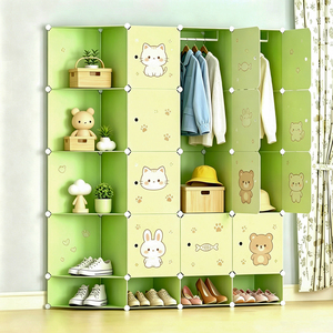 Armadio Magico in Plastica Fai-da-Te per Bambini, Guardaroba Semplice per Camera da Letto - Product Image 4