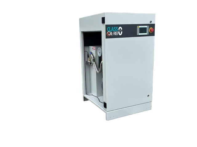 Professional 100% Oil-free CE Certified Scroll Air Compressor PLC Dental Grade for Medical Clinic Lab Surgery 600L/min Airflow