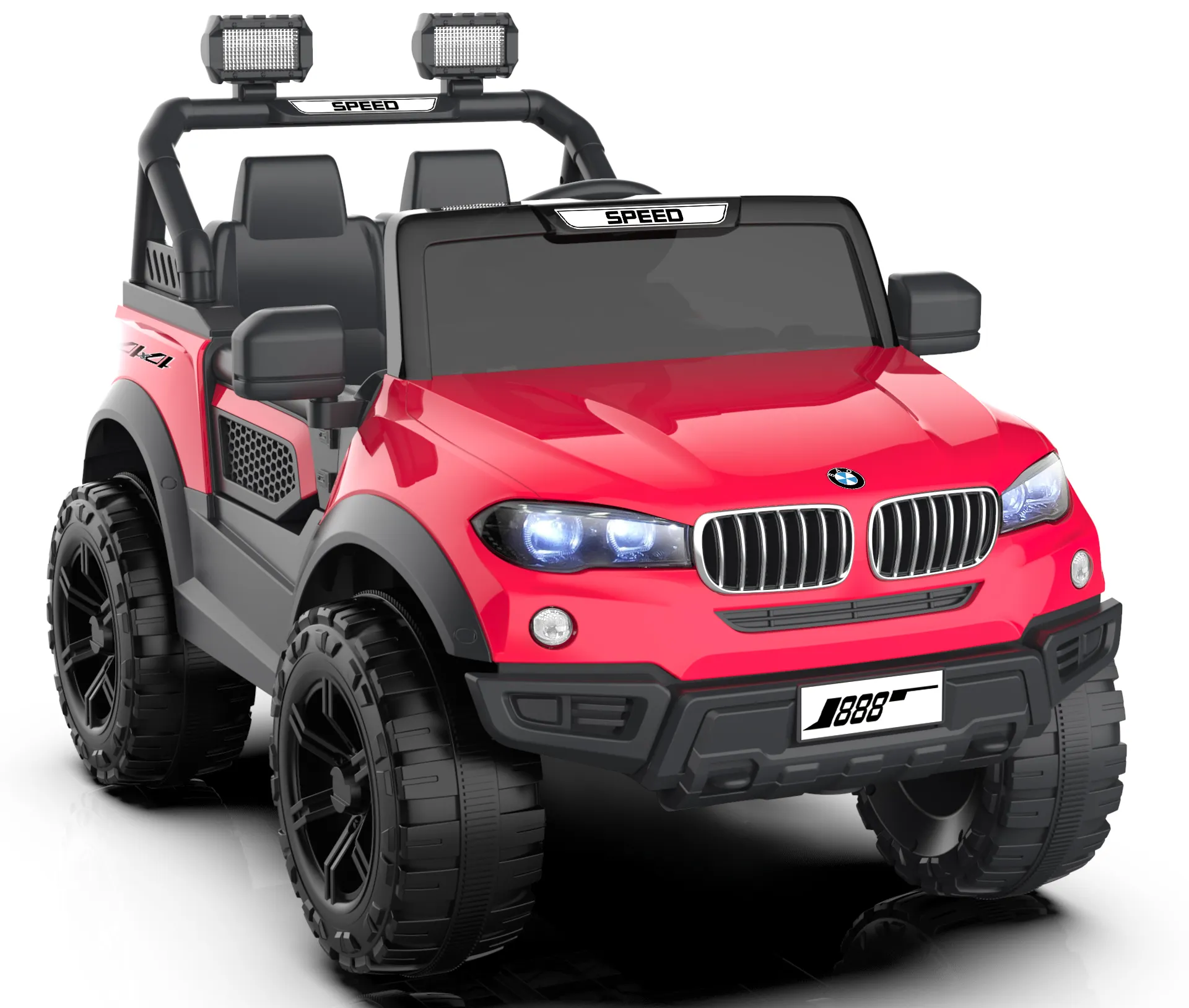 12V Ride on Battery Powered Toy Car , Remote Control, LED Lights Best Choice Products Kids Electric Car Swing Plastic