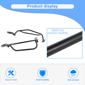 Waximoto apto para Suzuki DR650 <span class=keywords><strong>1996</strong></span> - 2023 Aftermarket Steel Engine <span class=keywords><strong>Crash</strong></span> Bar Tank Frame Protector Bumper Guard Slider - Product Image 2