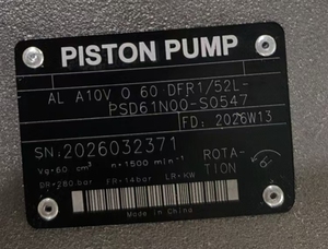 Bomba de pistones hidráulica variable AL A10VO AL-A10VO60DFR1/52L-PSD61N00-S0547 A10V045-DFR/31L-VUC11NOO - Product Image 3