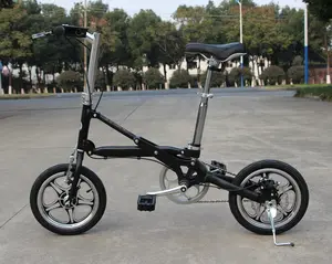 Bicicletta pieghevole veloce da un secondo portatile per adulti da 16 pollici telaio in lega di alluminio per bicicletta pieghevole ultraleggera