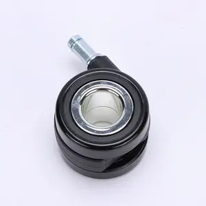 Hm2108 Holle Insert Pu Draaistoel Wiel Pu Holle Casters Nylon High-End Kantoormeubilair Draaistoel Mute Universeel Wiel