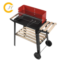 Barbecue portable pliable en fer pour jardin, camping et fêtes, modèle 2025, vente chaude