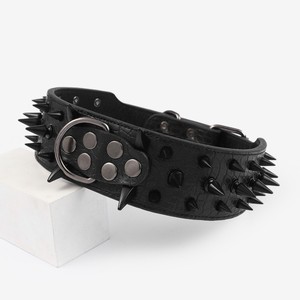 Collier anti-morsure à rivets pour chien, collier de cou pour grand chien, collier de cou pour <span class=keywords><strong>bouledogue</strong></span>, collier anti-morsure pour chien de type American <span class=keywords><strong>Bully</strong></span>, fournitures pour animaux de compagnie - Product Image 5