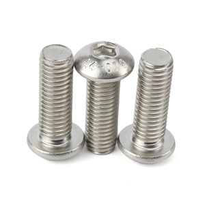 Vis à tête <span class=keywords><strong>hexagonale</strong></span> à empreinte <span class=keywords><strong>hexagonale</strong></span> en acier inoxydable 316 A4-70 à haute résistance à la corrosion ISO 7380-1, filetage métrique M3-M16 - Product Image 4