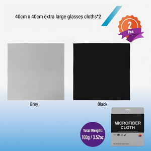 Paño de Microfibra InnoVue Opto CF-01 Negro y Gris para Lentes Ópticas, Pantallas de Teléfono y Cuidado de Lentes - Product Image 4
