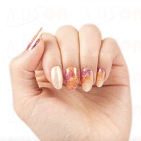 Autocollant de transfert d'eau personnalisé pour l'art des ongles, décalcomanie pour ongles, papier blanc imprimable pour transfert d'eau, personnalisable