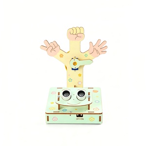 OKYN-Y2436 <b>DIY</b> Assembled Toy Set Wooden Ultrasonic Rock Paper Scissors <b>Kit</b> - Product Image 3