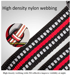 トゥルーラブ 即納 おしゃれなナイロン製丈夫な犬用ハーネス 反射素材入り 通気性のあるパッド入りトレーニングベスト 高級ペット用品 - Product Image 3