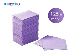 125PCS dùng một lần Vật liệu Nha khoa Y tế bảo vệ nhiều lớp giấy nha khoa yếm - Product Image 2