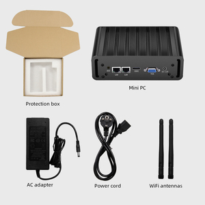 XCYファンレスミニポータブルPC Intel Core I5 4200U 2x RS232 2x GbE LAN HD VGA 4x USBポートポータブルコンピュータ - Product Image 5