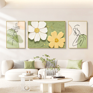 Decoración de pared de lujo a bajo precio de fábrica, impresión HD UV, arte de pared de porcelana, plantas verdes, paisaje, mariposa, porcelana de cristal - Product Image 5