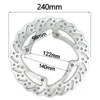 Motosiklet 270mm ön veya 240mm arka disk fren disk plakası için Kayo T4 T6 BSE HL M4 M7 M7