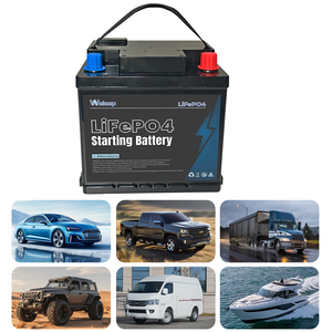 Batería de Arranque de Baja Autodescarga de 12V 600CCA 800CCA 900CCA para Almacenamiento Prolongado, Carga Rápida, Batería de Arranque y Parada para Clima Frío - Product Image 1