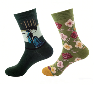 Chaussettes de skateboard unisexes en coton, colorées et amusantes, personnalisées en gros, avec motifs imprimés <span class=keywords><strong>pour</strong></span> les 4 saisons - Product Image 3