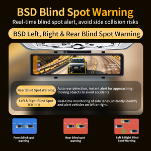<span class=keywords><strong>Caméra</strong></span> de tableau de bord 4K à 4 objectifs 360° avec ADAS, BSD, WiFi, <span class=keywords><strong>caméra</strong></span> de recul et DVR pour <span class=keywords><strong>voiture</strong></span> – Enregistrement avant et arrière 4K - Product Image 3