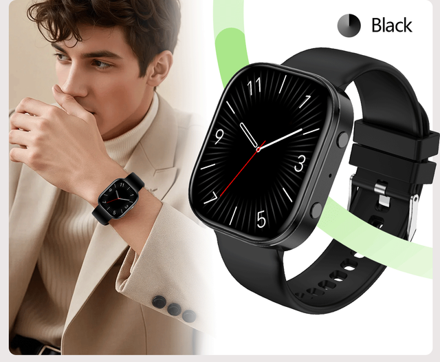 Smart Watch TFT Display BT Call Voice Assistant Calorie Consumption Blood Oxygen Monitoring Android OS Touch Screen Magnetic