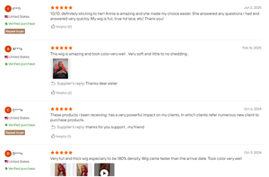 วิกผมทรงเบสบอลแบบชิ้นเดียวพร้อมทรงผมบ็อบตรงยาวระดับกระดูกไหปลาร้า - Product Image 6