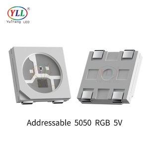 Chip <span class=keywords><strong>LED</strong></span> Epistar Serie Encapsulation, Diodo IC 0.2W <span class=keywords><strong>12V</strong></span> SK6812 <span class=keywords><strong>5050</strong></span> RGB SMD <span class=keywords><strong>LED</strong></span>, Angolo di Visione 120°, Dimmerabile WS2812b Decorativo - Product Image 4