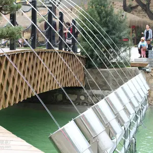 Decorazione del paesaggio fontana che salta ugello laminare jumping getti acqua con Cutter elettrico