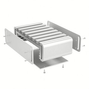 Caja de Aluminio para Proyectos Electrónicos, Disipador de Calor, Carcasa de Aluminio Extruido Anodizado, Caja de Aluminio para Proyectos Electrónicos - Product Image 3