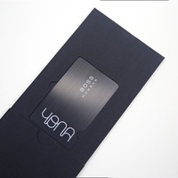 Carte NFC Métallique Premium 13,56 MHz, Carte de Visite Métallique NFC, Carte de Visite Métallique NFC pour Gravure Laser