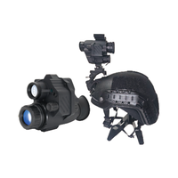 DA F-PVS14 -2Fusion Monokuler Penglihatan Malam Termal dengan Tabung Penguat Gambar Gen2+/Gen3 Bubuk Fosfor P65/P67