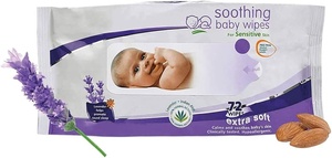 Toallitas húmedas certificadas ISO9001 GMP Fabricante 99.9% Agua pura Toallitas de agua OEM Toallitas para bebés con aloe y vitamina E - Product Image 3