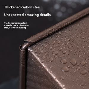 Corrugated Non-Stick Bread Mold with Lid Carbon Steel Toast <b>Box</b> <b>for</b> Household Oven Baking <b>Metal</b> <b>Tool</b> - Product Image 2