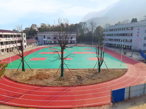 Revêtement de sol sportif hybride INOLP, technologie de refroidissement, gazon artificiel, épaisseur 10 mm, piste d'entraînement estivale, surface de dissipation de la chaleur - Product Image 3
