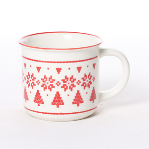 แก้วเซรามิคคริสต์มาส 360 มล. พิมพ์ลายสกรีน ของขวัญวันหยุด แก้วกาแฟ - Product Image 4