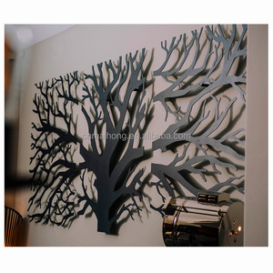 Chim cây thiết kế màu đen kim loại sự riêng tư Màn hình gỉ bức tường cảnh quan Bảng điều chỉnh trang trí vườn kim loại sân nghệ thuật trang trí cho vườn - Product Image 6