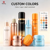 Bouteille de toner cosmétique en PET personnalisée de bonne qualité à prix abordable, avec bouchon à vis, petite bouteille de voyage pour soins quotidiens du corps