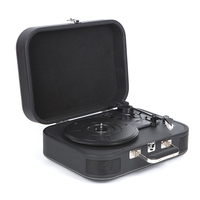 Tourne-disque Bluetooth 3 vitesses Ruby Stylus Tourne-disque Vinyl Record Player