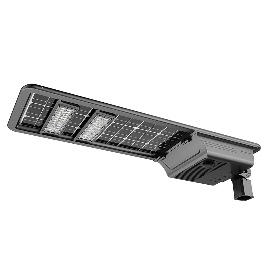 IP65 Wasserdichte LED im Freien Integrierter 20W 60W 80W 100W Bewegungs sensor All-in-One Solar Straßen laterne