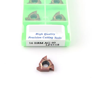 ดอกกัดกลึง CNC แท้จาก DESKARS รุ่น 16ERM 16IRM AG60 <span class=keywords><strong>AG55</strong></span> 1.0/1.5/2.0/2.5/3.0/ISO LF6018 LF6118 พร้อมเม็ดมีดคาร์ไบด์ สำหรับงานกลึงเกลียว OEM - Product Image 2