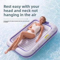 YK2026-34 Matelas Gonflable Pliable Flottant pour Piscine, Hamac Aquatique, Lit Gonflable, Jouet de Plage et de Piscine