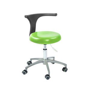 SUNNY Dental Assistant Chair for Dentist Use PU Leather Metal/Steel Construction CE Certified Manual Adjustment (460-600mm Gas - Product Image 3